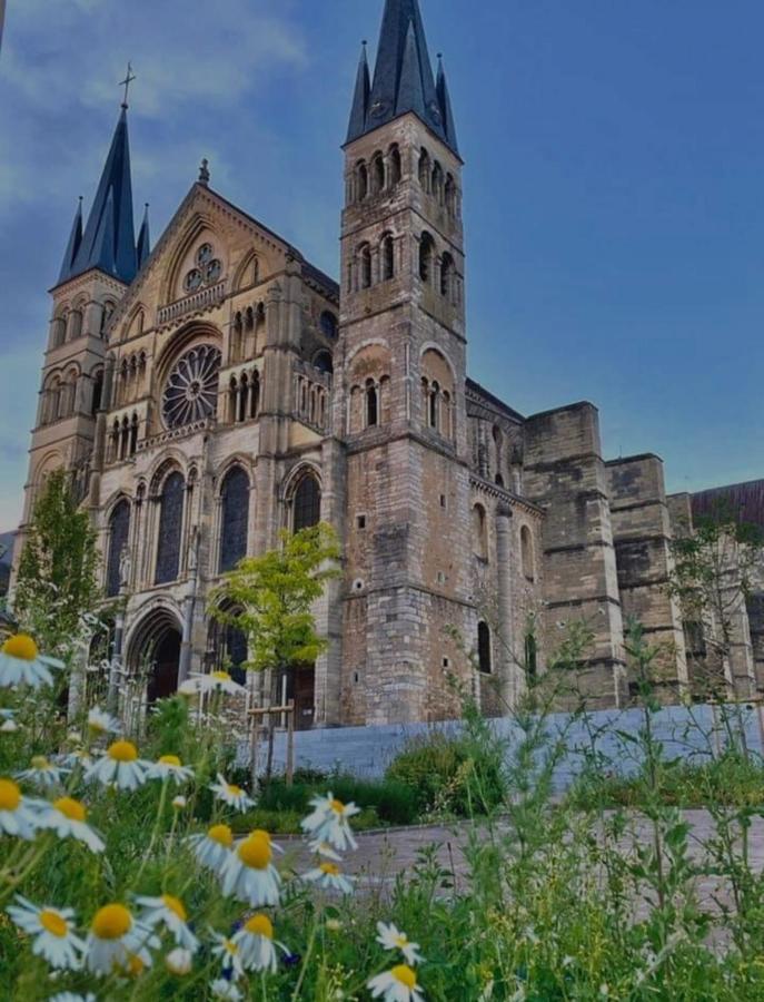 رانس La Place Des Sacres, Proche Gare Et Centre المظهر الخارجي الصورة